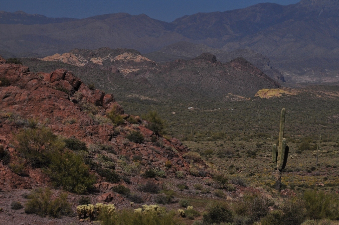 the Superstition Mountains of Arizona